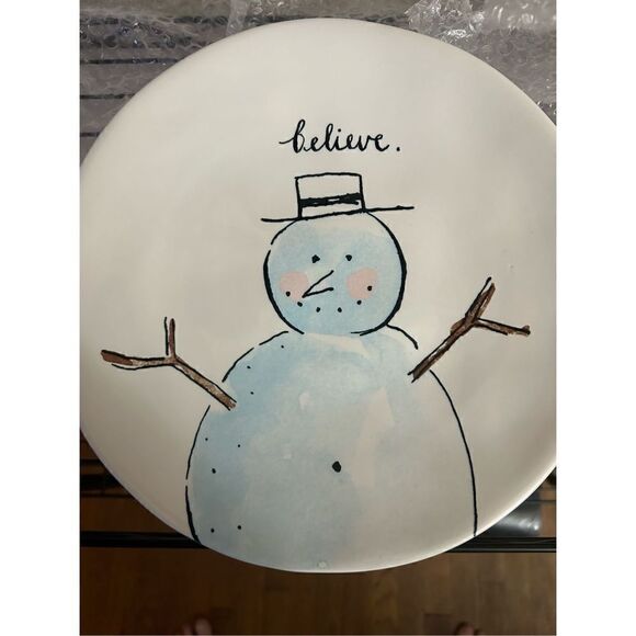 Rae Dunn Believe Plate - Picture 3 of 3